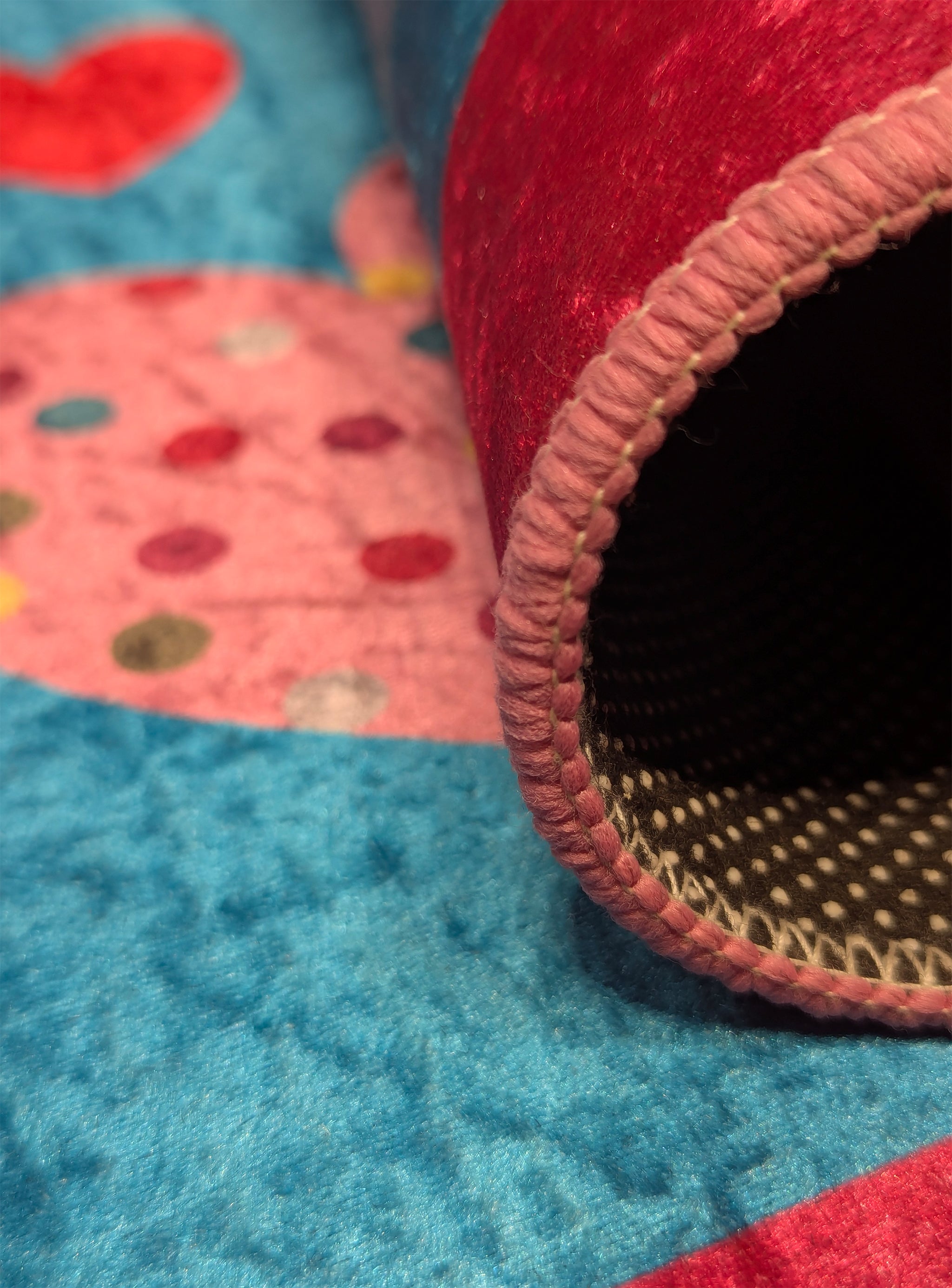 Wonderland Pink Hearts Rug D13