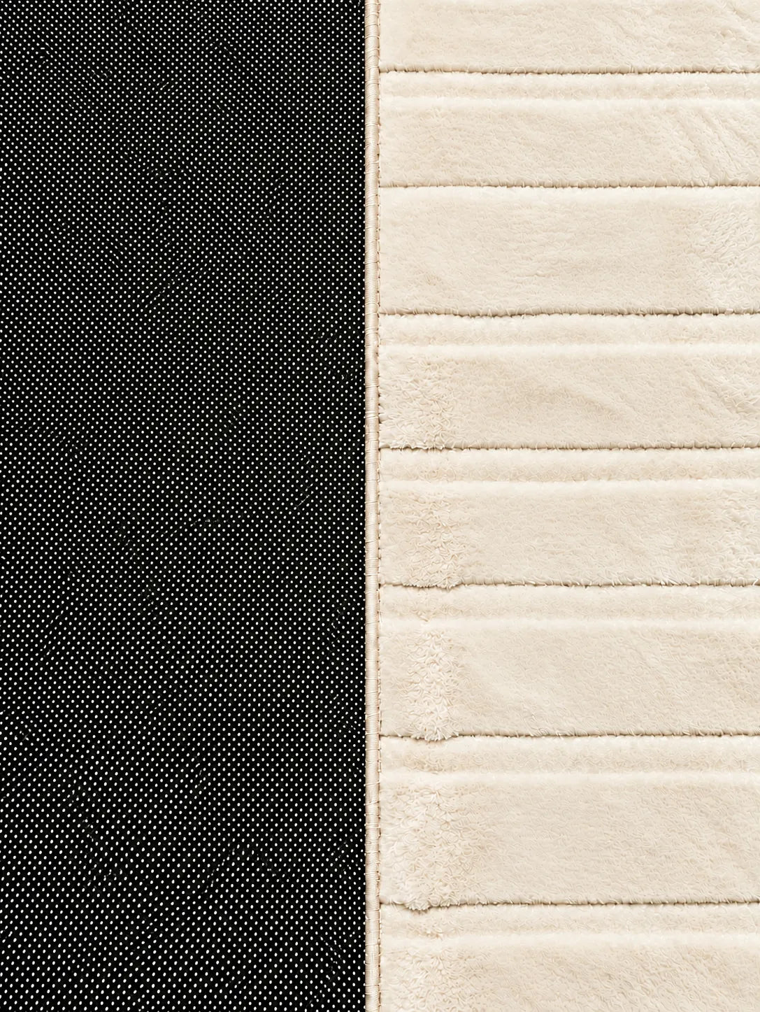 Mars Carving Fur Embossed Rug - Ivory D2