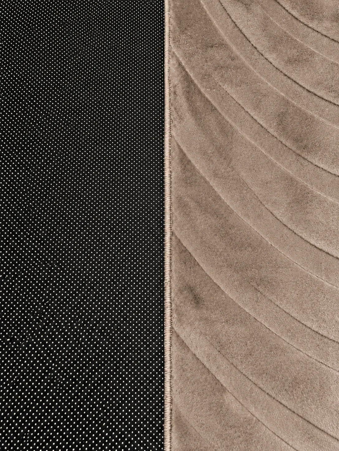 Mars Carving Fur Embossed Rug - Light Brown D1