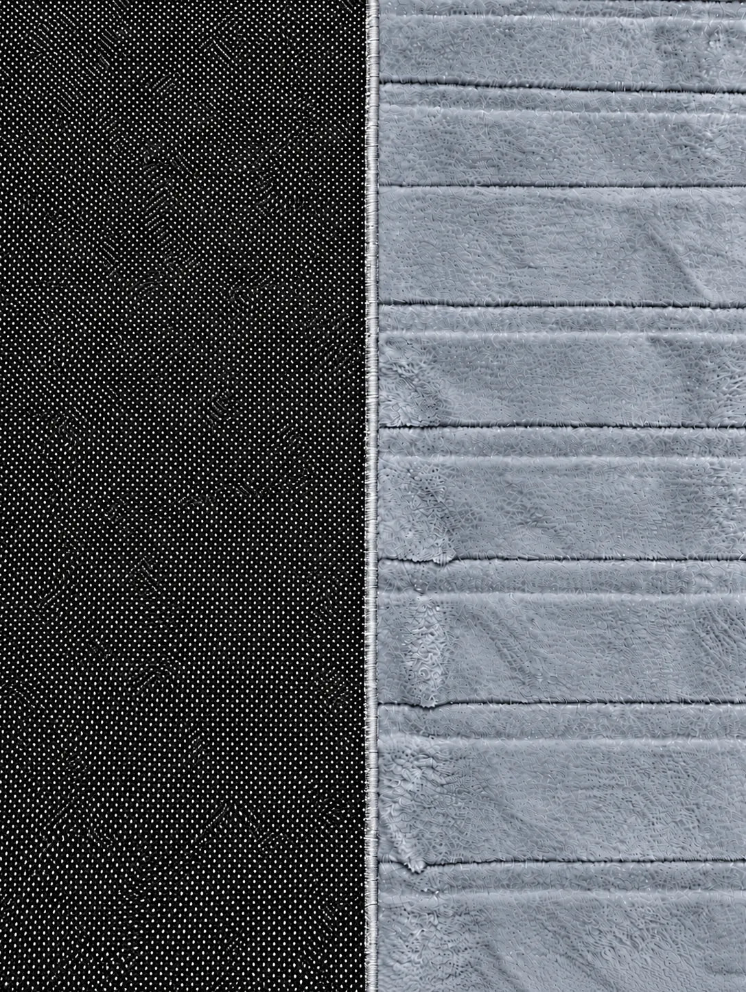 Mars Carving Fur Embossed Rug - Silver Grey D2