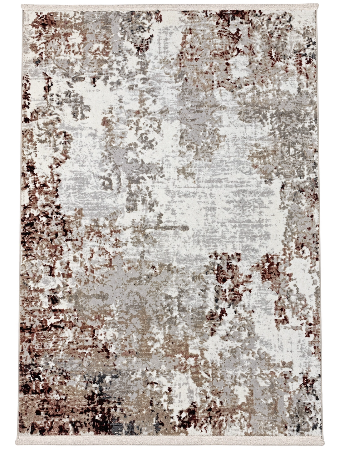 Marvel Turkish Rug - Red & Cream D13