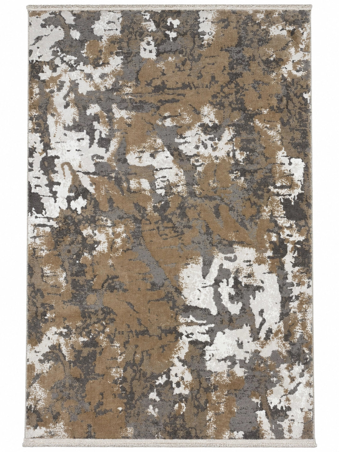 Marvel Turkish Rug - Beige & Dark Grey D15