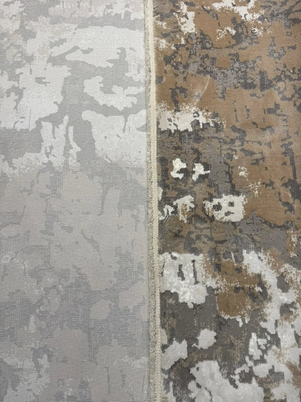 Marvel Turkish Rug - Beige & Dark Grey D15