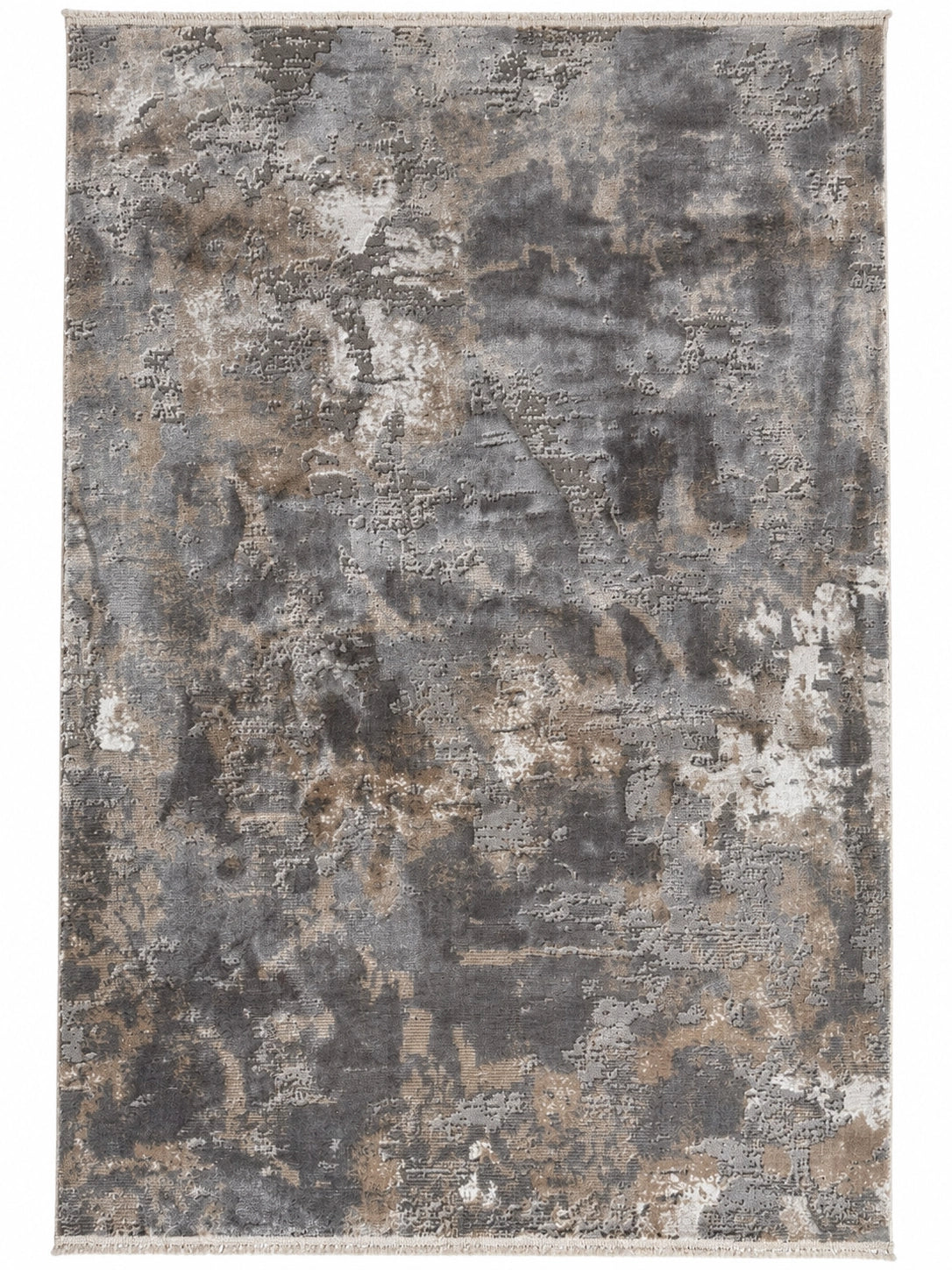 Marvel Turkish Rug - Grey & Dark Grey D17
