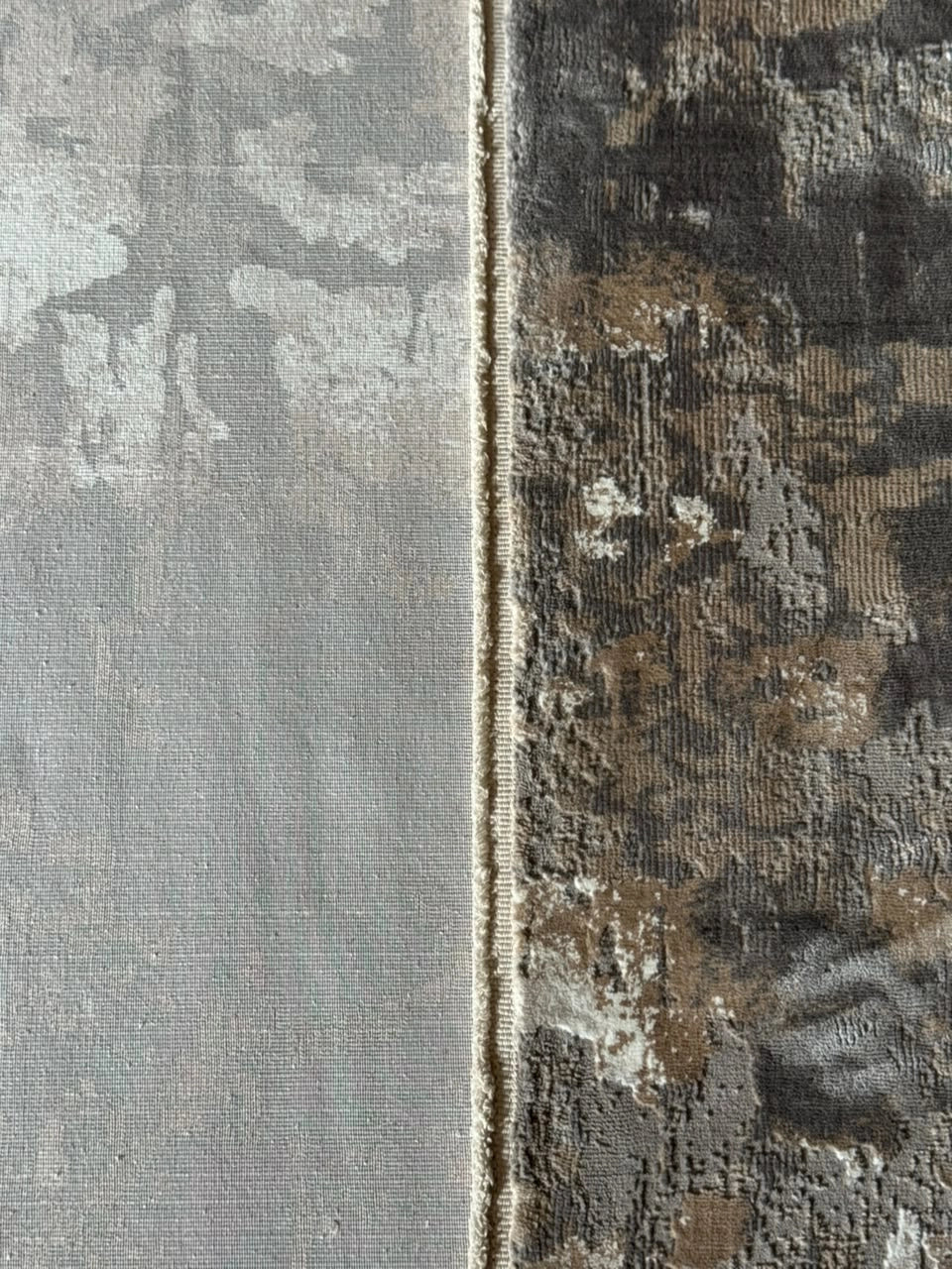 Marvel Turkish Rug - Grey & Dark Grey D17
