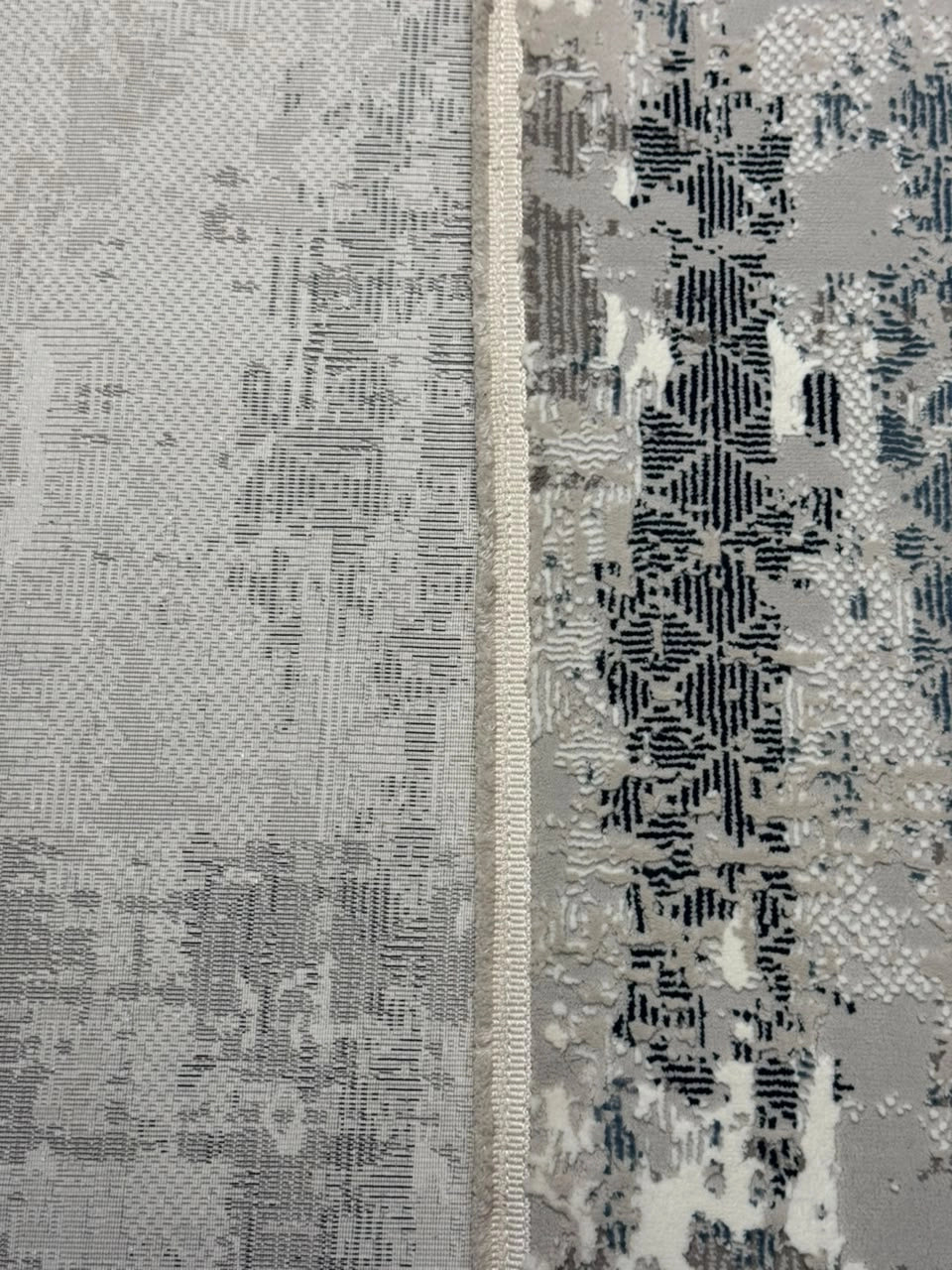 Marvel Turkish Rug - Blue & Grey D18
