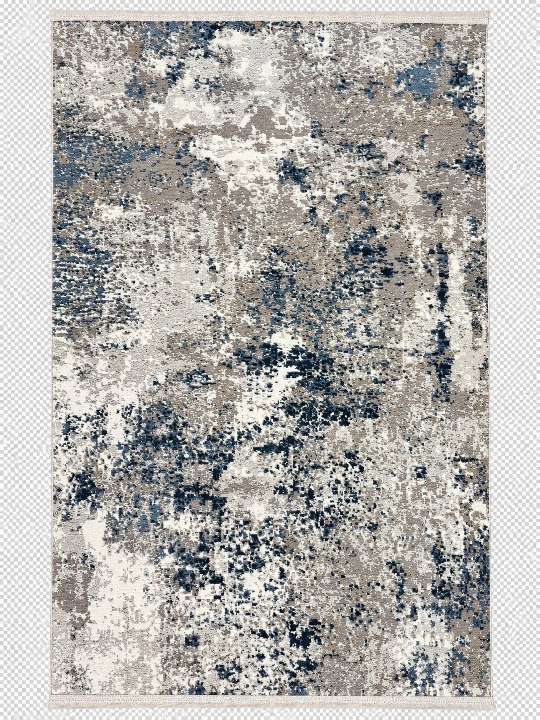 Marvel Turkish Rug - Navy & Grey D22