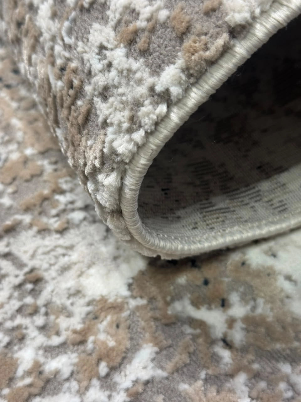 Marvel Turkish Rug - Beige & Grey D23