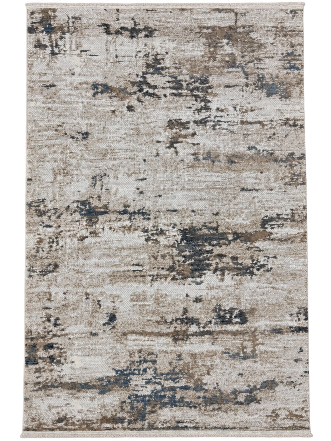 Marvel Turkish Rug - Blue & Dark Grey D27