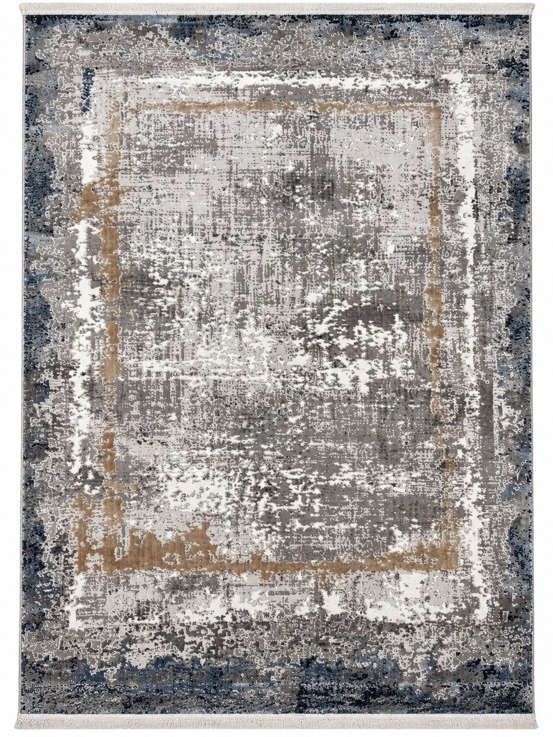 Marvel Turkish Rug - Navy & Grey D2