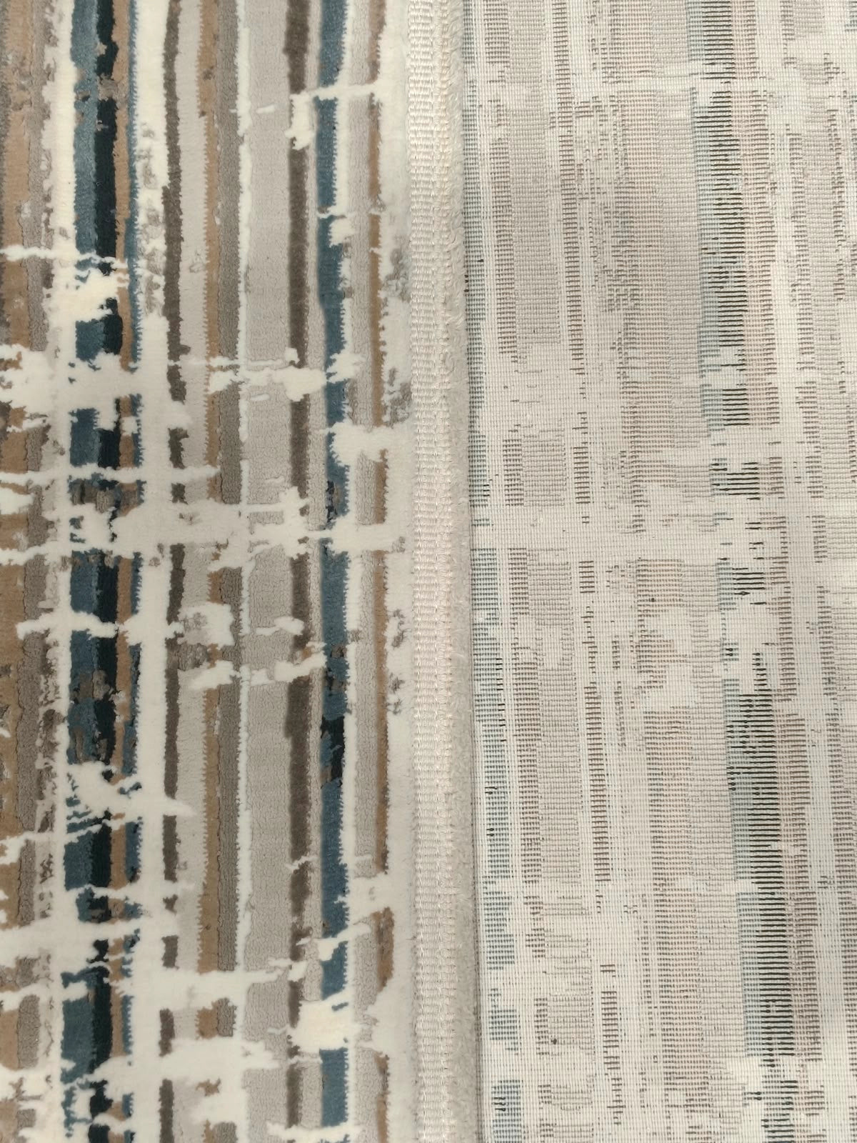 Marvel Turkish Rug - Navy & Grey D4