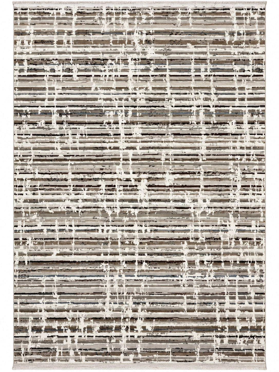 Marvel Turkish Rug - Red & Silver Grey D5