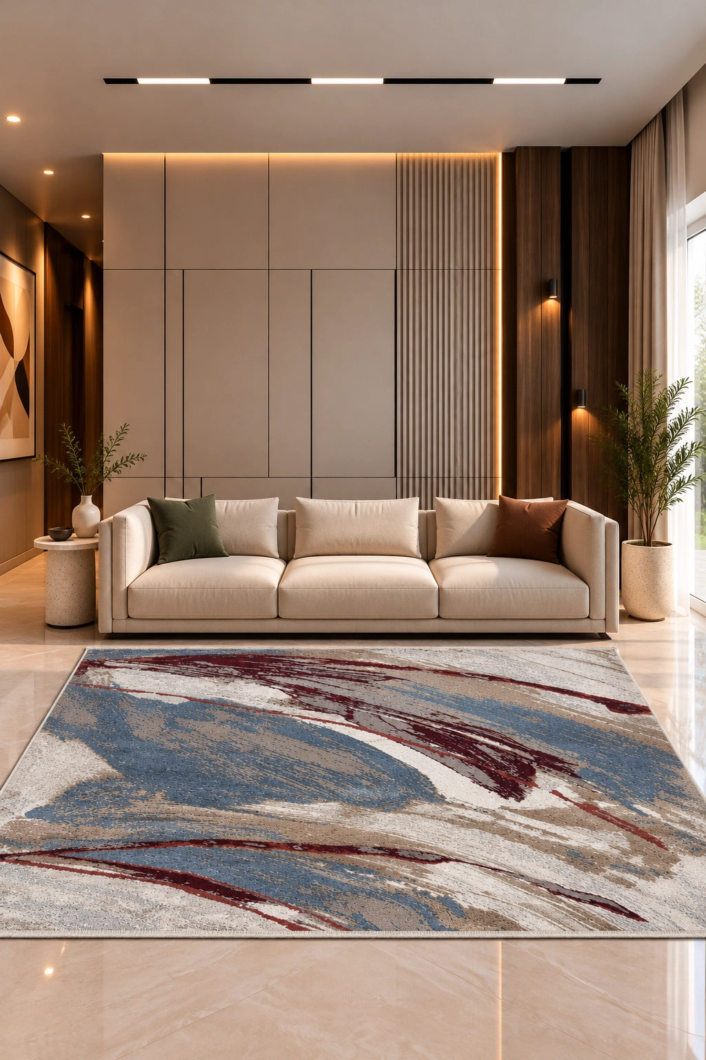 Marvel Turkish Rug - Multi & Grey D6