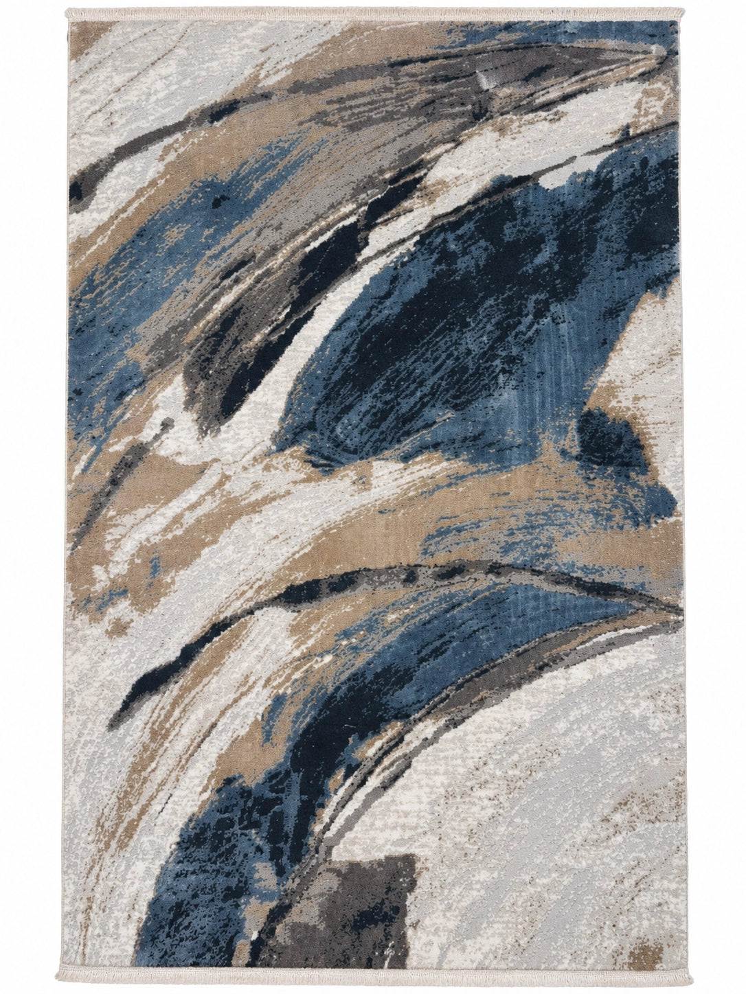 Marvel Turkish Rug - Blue & Grey D7
