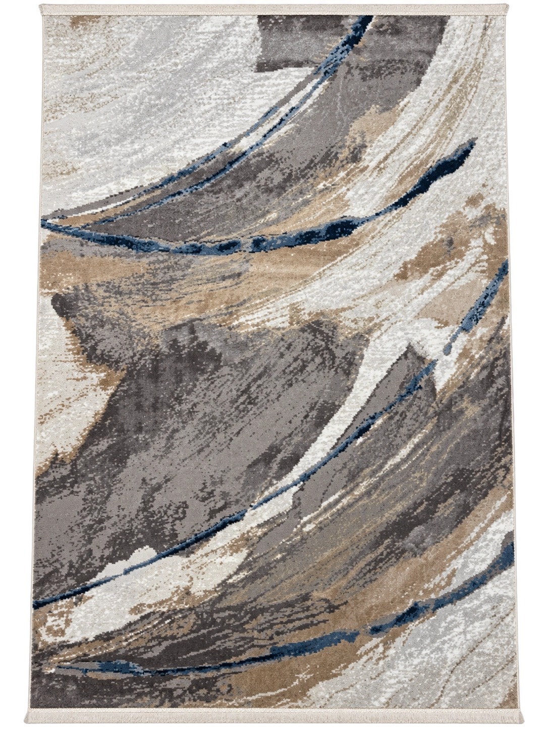 Marvel Turkish Rug - Dark Grey & Grey D8