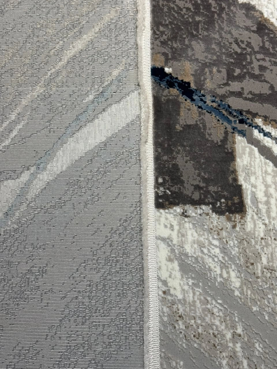 Marvel Turkish Rug - Dark Grey & Grey D8