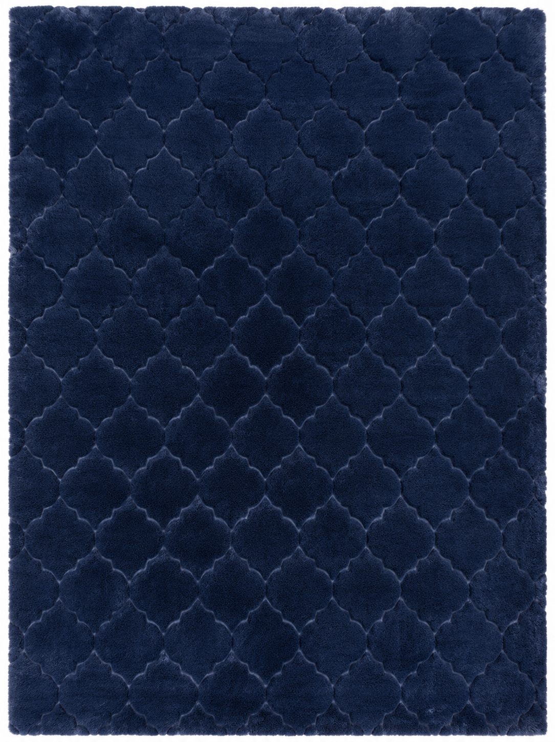 Mars Carving Diamond Mat - Navy Blue