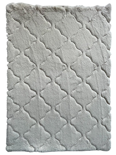 Mars Carving Diamond Mat - Ivory